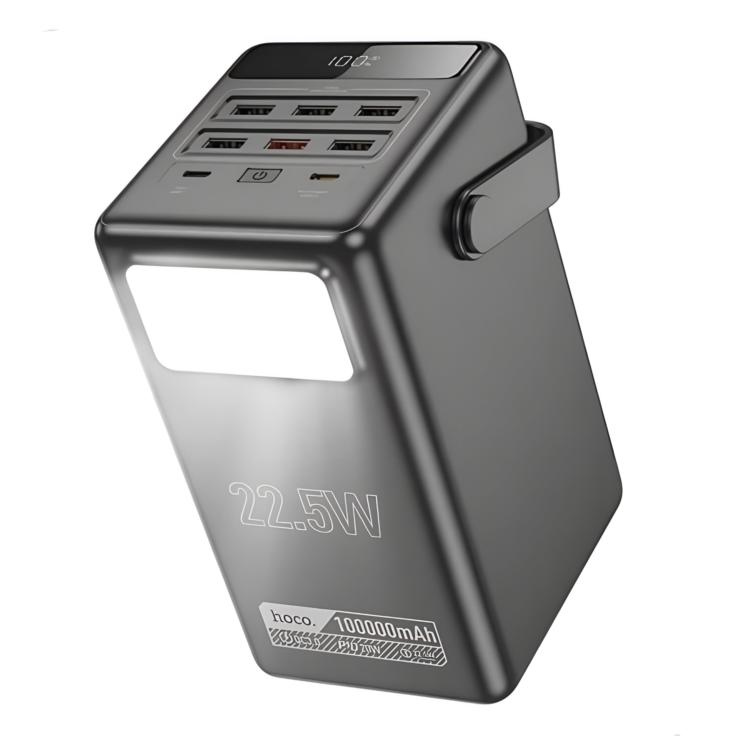 Повербанк Hoco J142 Surpass 22.5W 100000 mAh Black (111451)