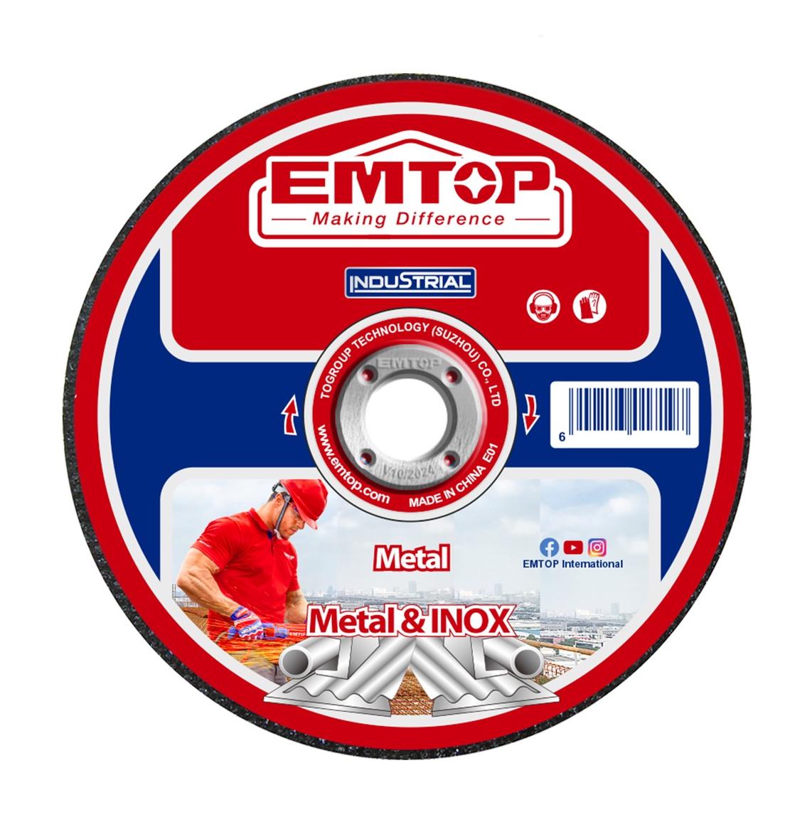 Отрезной диск EMTOP EACD101251 125х1 мм
