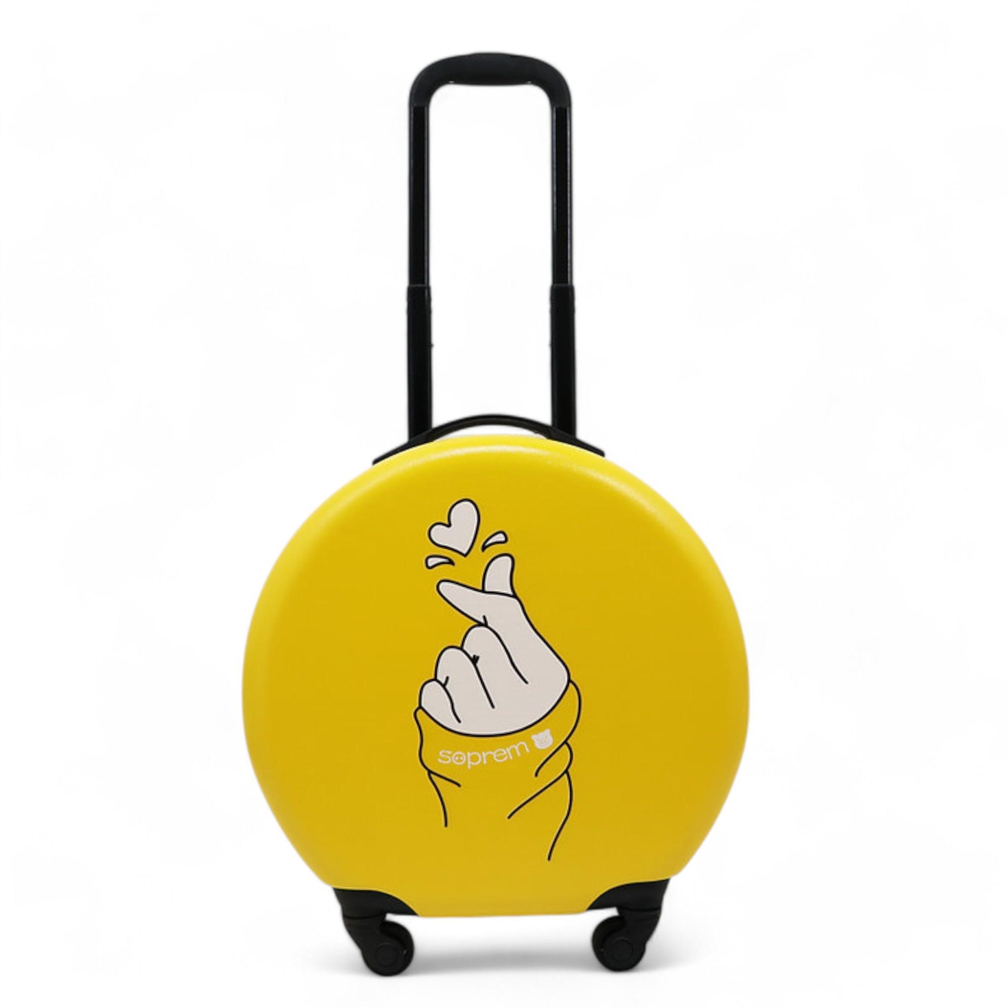 Чемодан детский H&H Cylinder ABS-пластик на 4 колесиках 35 л Yellow (S_Y-1Yellow) Чемодан детский H&H Cylinder ABS-пластик на 4 колесиках 35 л Yellow (S_Y-1Yellow)