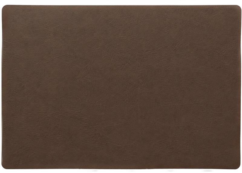 Набор сервировочных салфеток-плейсматов из экокожи Table Harmony 30x43 см 6 шт. Коричневый