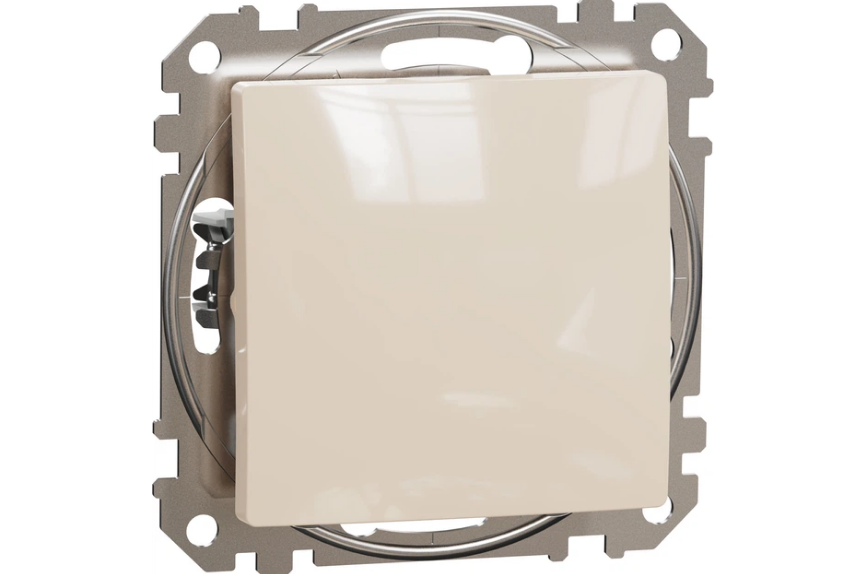 Выключатель одинарный Schneider Electric Sedna Design Бежевый (SDD112101)