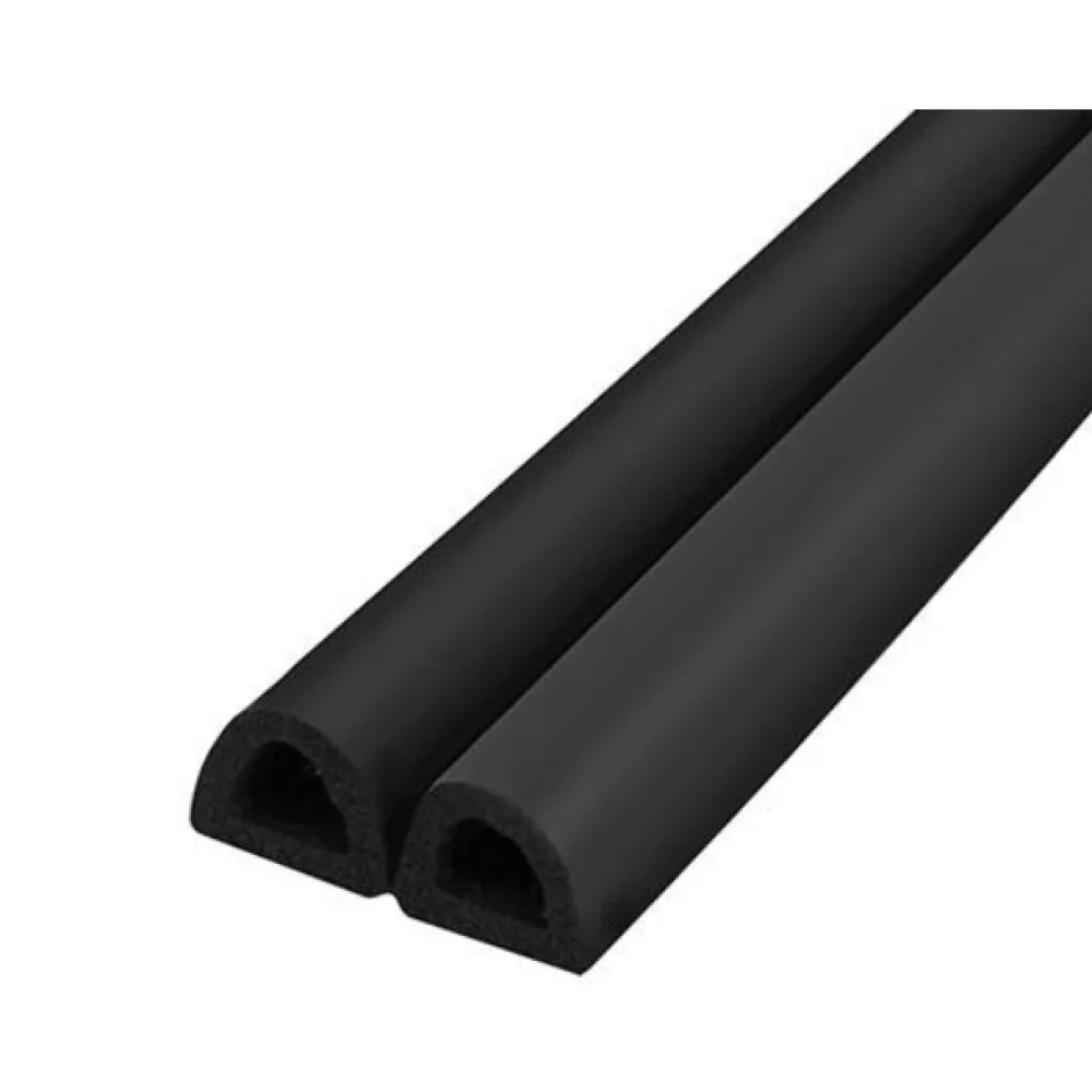 Ущільнювач самоклеючий D профіль 9x7,5 см каучуковий для вікон та дверей 50 м 2 шт. Чорний (UD1102) - фото 2 Ущільнювач самоклеючий D профіль 9x7,5 см каучуковий для вікон та дверей 50 м 2 шт. Чорний (UD1102) - фото 2