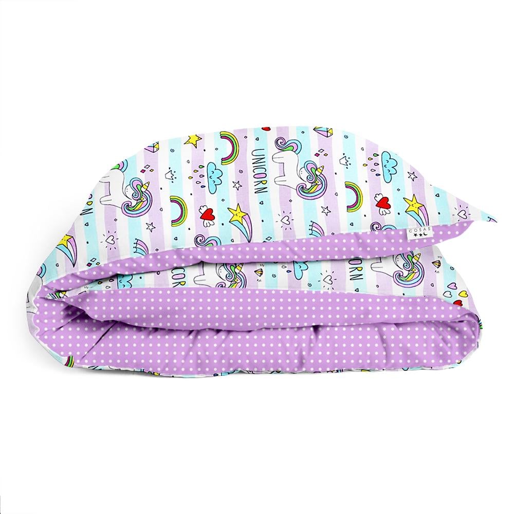 Підковдра полуторна Cosas Unicorn Rainbow Dots 155х215 см (4822052045794)
