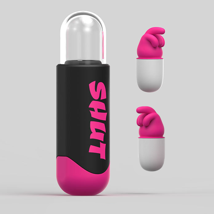 Беруші Shut Up 5-шарові шумопоглинаючі вушні затички у кейсі Рожевий (04-11)