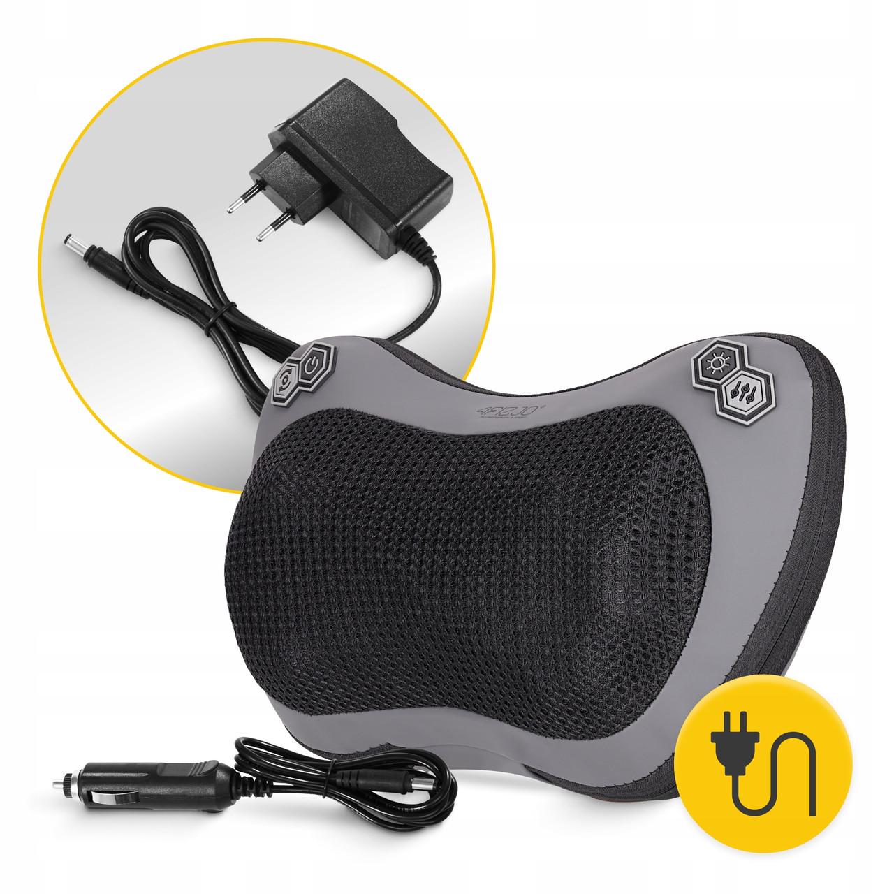 Подушка-масажер 4FIZJO Shiatsu Pro+ Black (P-5907739319159) - фото 10 Подушка-масажер 4FIZJO Shiatsu Pro+ Black (P-5907739319159) - фото 10