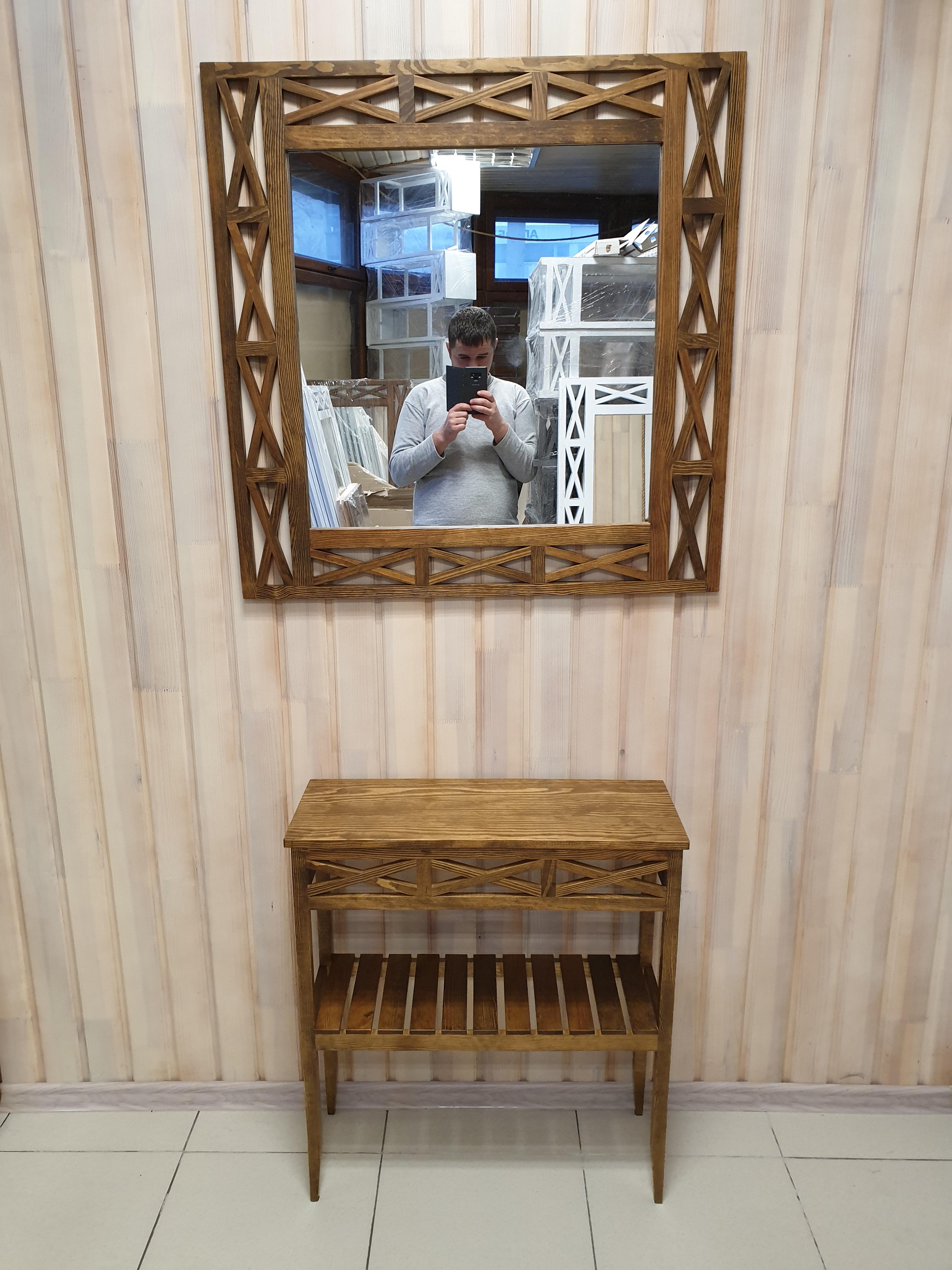 Консольний столик Древоделя Версаль 2 77х70х26 см Горіх (71303) - фото 5 Консольний столик Древоделя Версаль 2 77х70х26 см Горіх (71303) - фото 5