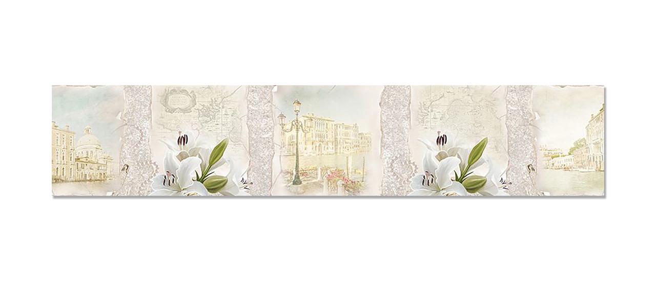 Наклейка виниловая 3D Zatarga Белые Лилии 600х3000 мм (1274515583)