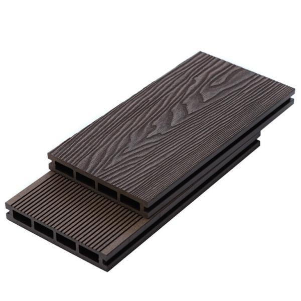 Терасна дошка ДПК Brugan Elegant Light 3D 150х25х3000 мм Wine Brown (14693558)