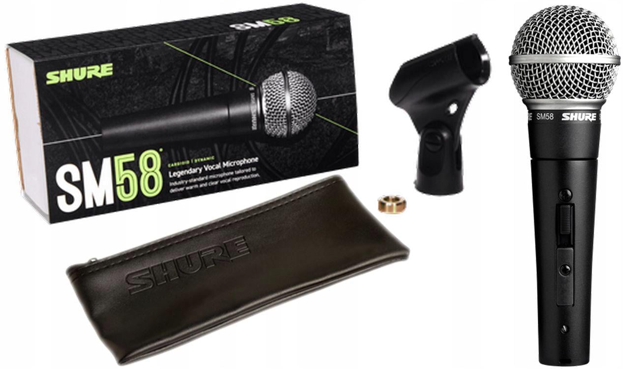 Мікрофон вокальний SHURE SM58 SE з вимикачем (0082) - фото 3 Мікрофон вокальний SHURE SM58 SE з вимикачем (0082) - фото 3