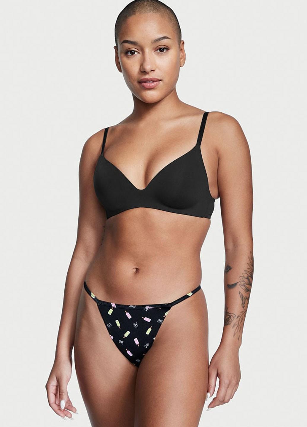 Женские трусы Victoria's Secret 1440000408680R2KS S Черный (66117862)