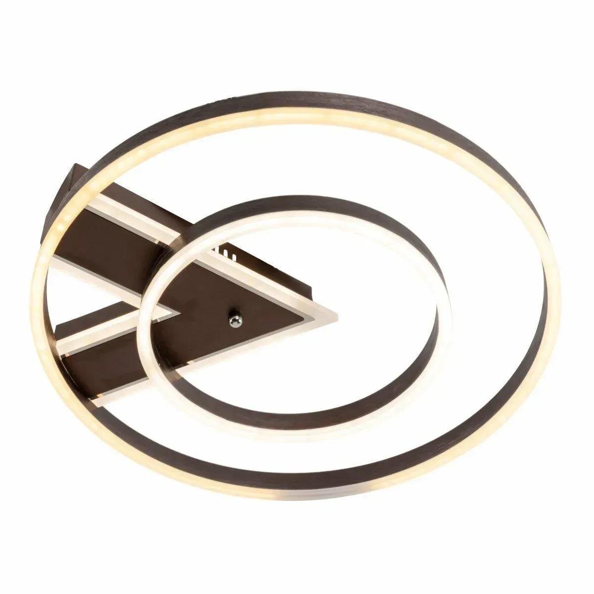 LED-люстра потолочная Sirius с круглыми плафонами 3000/6500К IP20 N 5132-500+3 130W Коричневый (28685689)