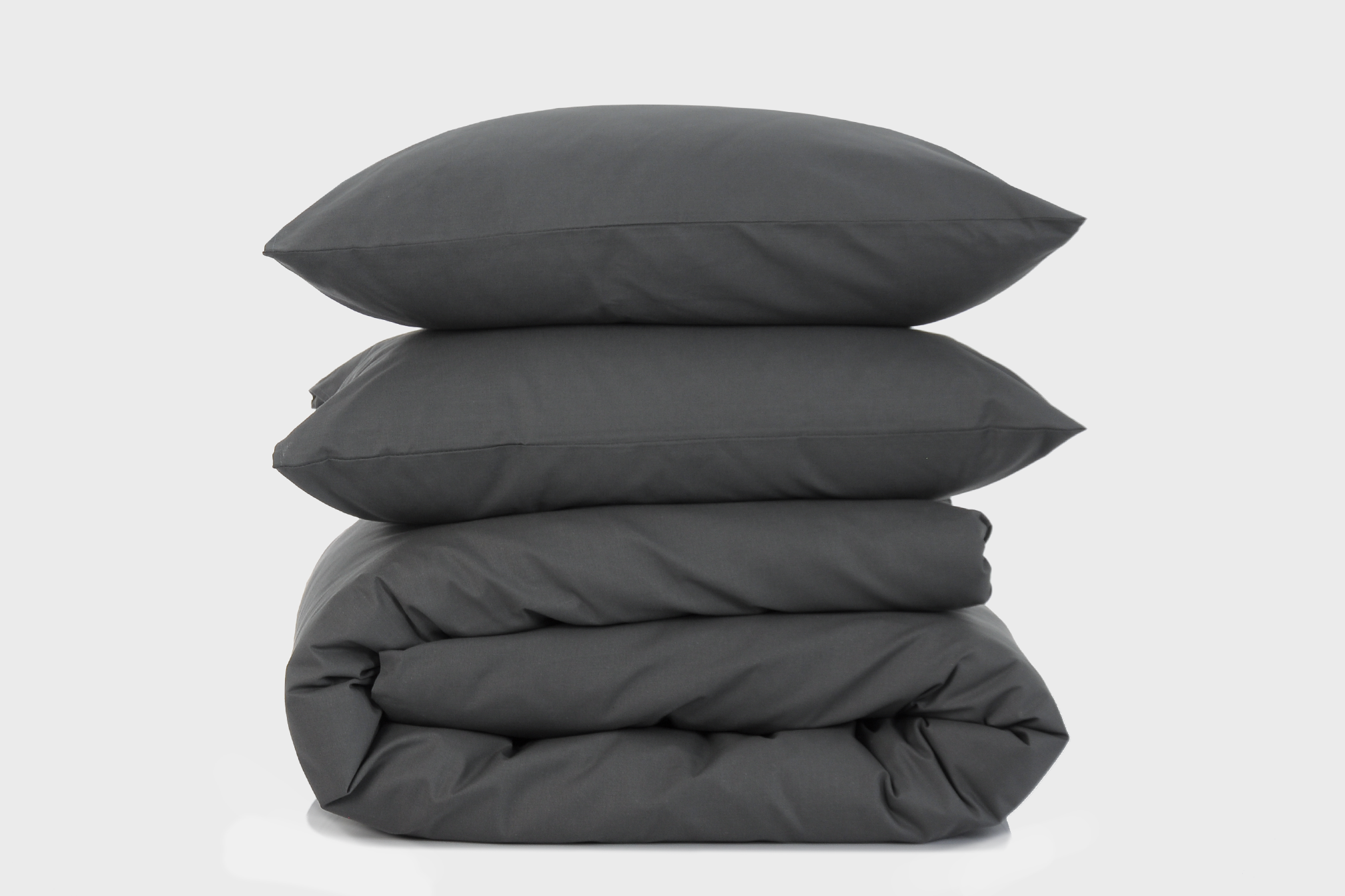 Комплект постельного белья двуспальный Amore GLux-1027 бязь Графитовый (KPB-A2-Glux-1027graphite(70x70)_)