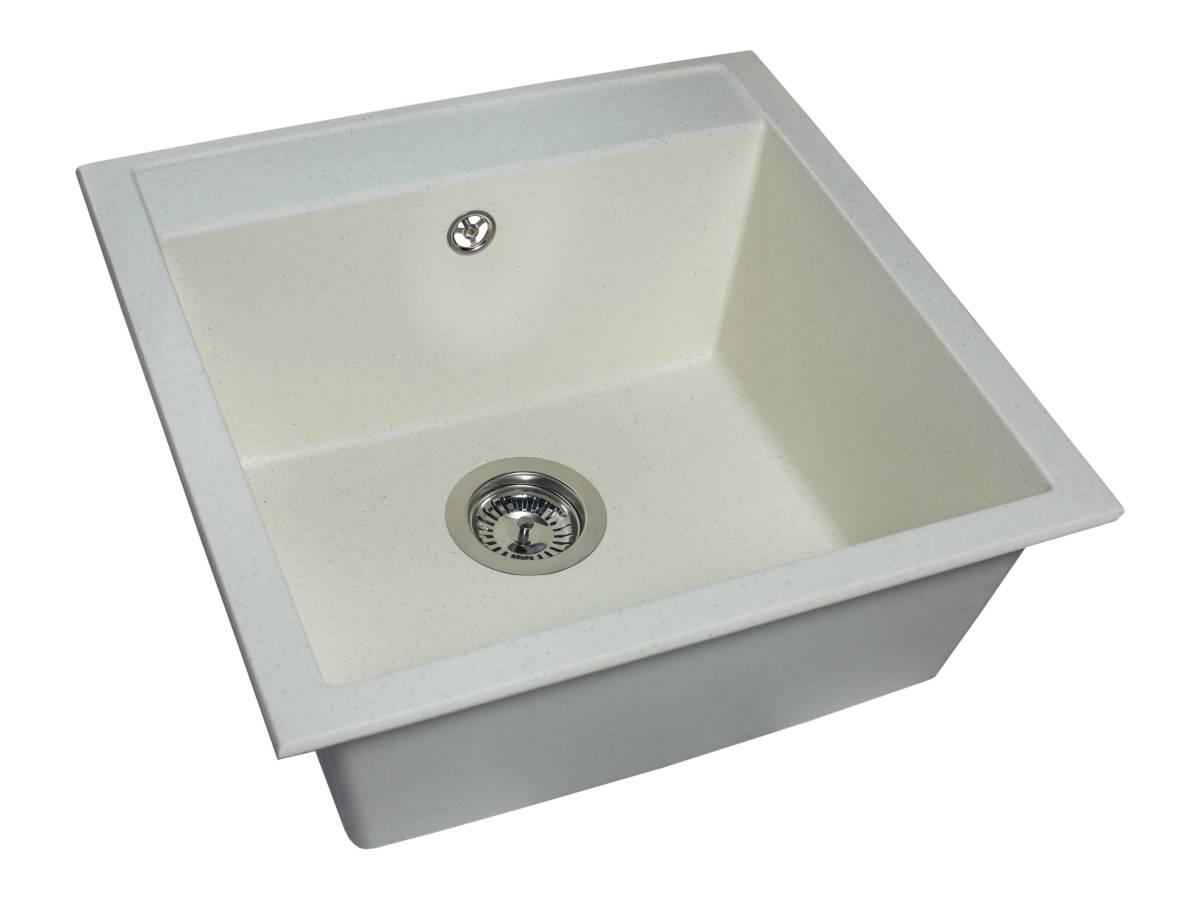 Кухонна мийка Miraggio BODRUM 510 квадратна Жасмин (83931)