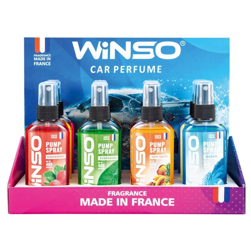 Ароматизатор Winso Pump Spray MIX №3, 75мл, 12шт набор