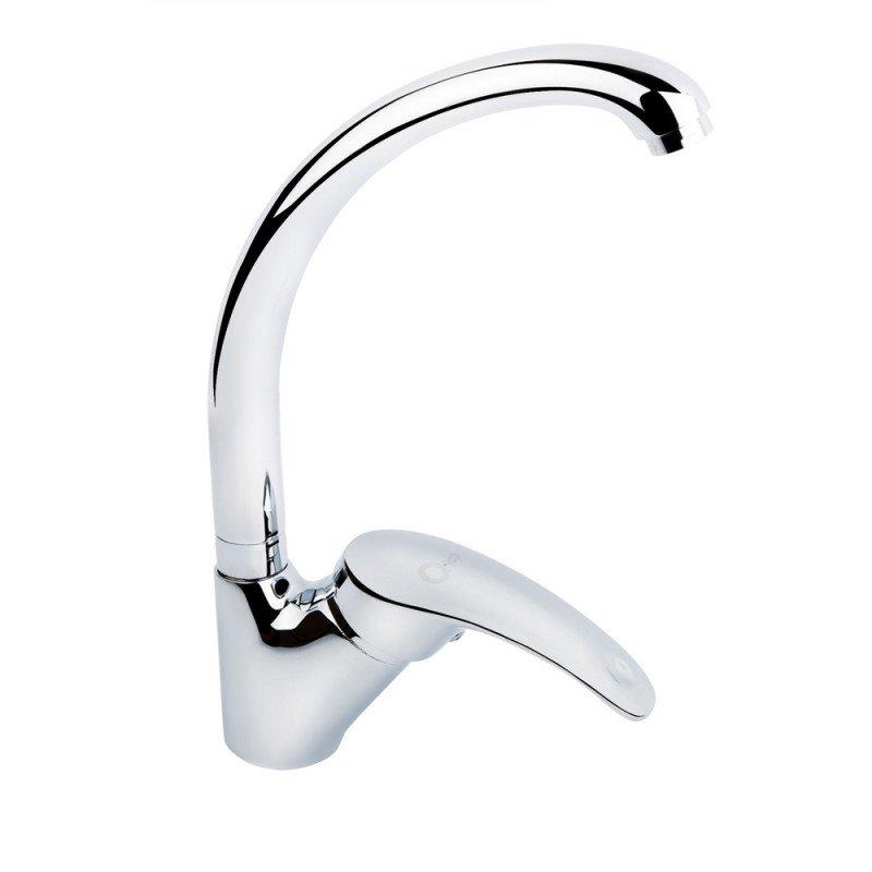 Смеситель для кухни Q-tap Mars СRM 007F латунь Хром (QTMARSCRM007F)