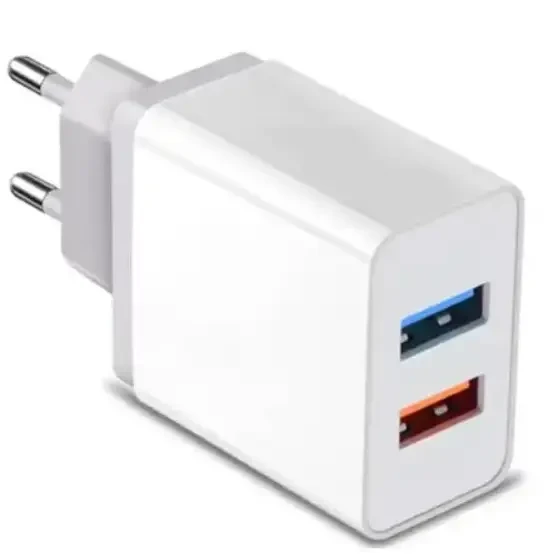 Зарядний пристрій для телефонів AR 001 2 USB 2,4 A з функцією швидкого заряджання (4757)