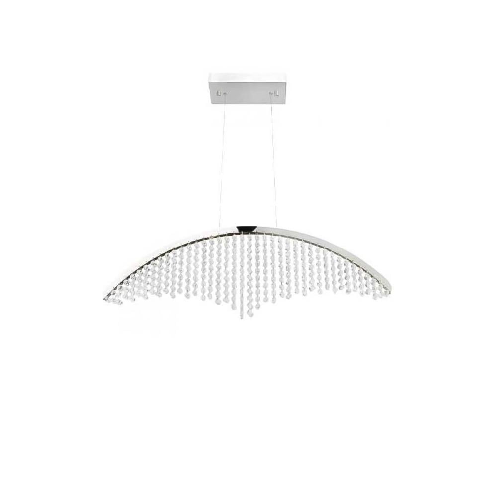 Люстра подвесная светодиодная HOROZ ELECTRIC VOYAGER-12 12W Led 4000К нейтральный свет Хром