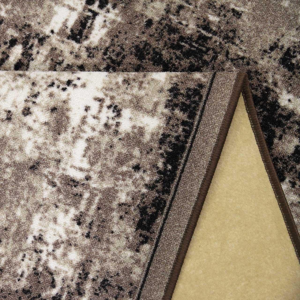 Ковер безворсовый на войлочной основе DAKARIA Print Run Эссен p13 1x1,5 м Коричневый/Бежевый (00-00018547) - фото 10 Ковер безворсовый на войлочной основе DAKARIA Print Run Эссен p13 1x1,5 м Коричневый/Бежевый (00-00018547) - фото 10
