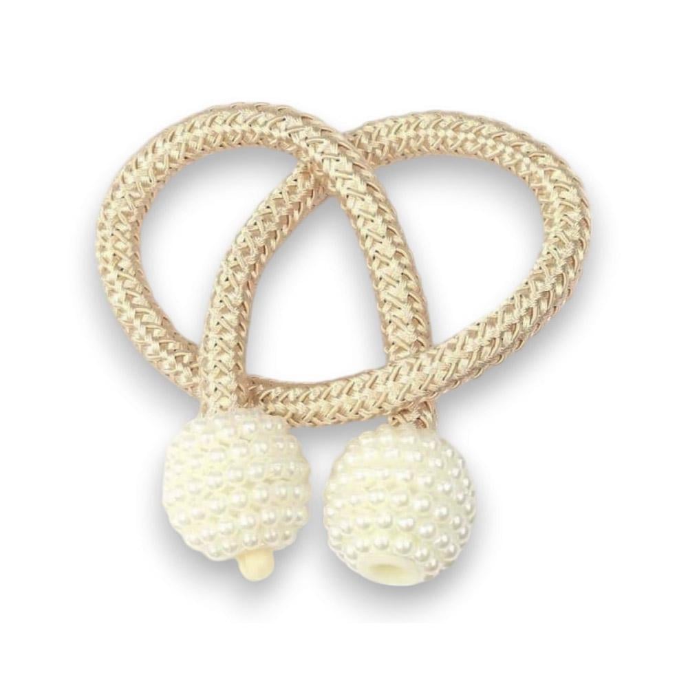 Підв'язка-пояс для тюлі та штор на застібці Бежевий (OK0044_4)