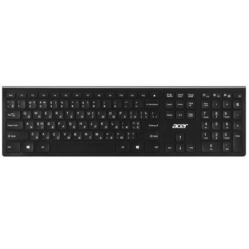 Комплект клавиатура и мышь Acer ZL.KBDEE.00Z OKR030 WL USB2.0 Черный (586879) - фото 2