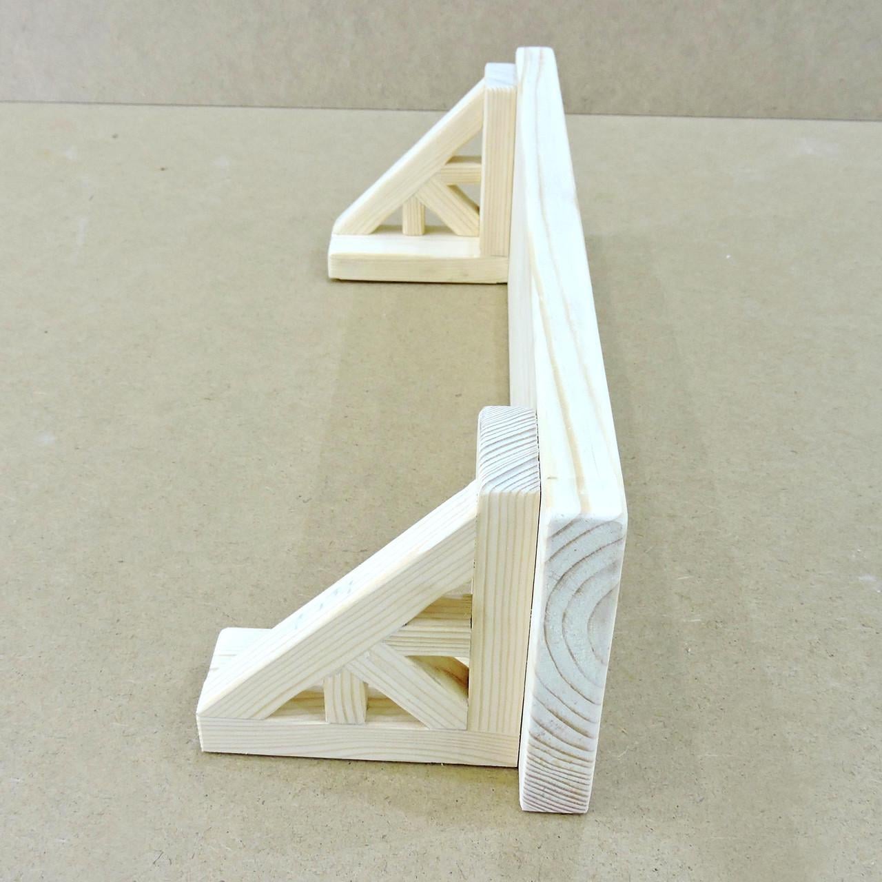 Полка настенная из дерева Абсолют 70 см Бланже (НСП-704301)