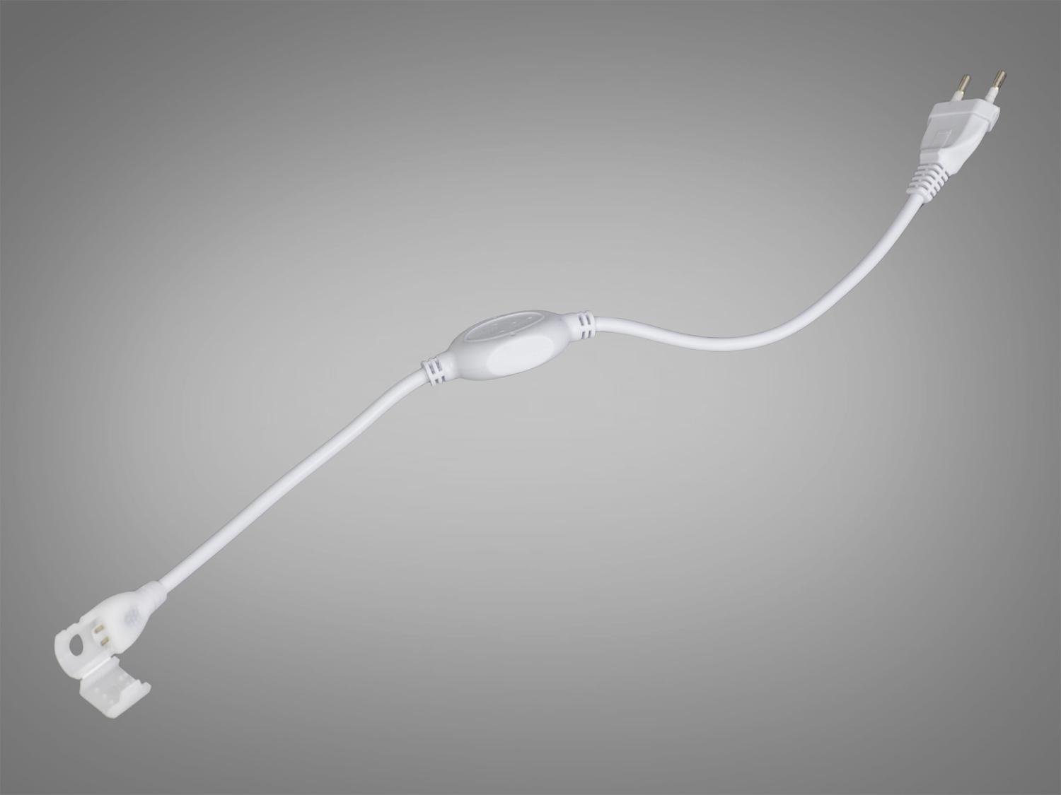 Конектор для стрічки 220V IP65 (P220-10MM-IP65-plug-0.35)