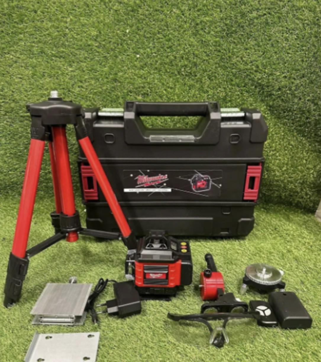 Лазерний нівелір Milwaukee Vision 4D 16 ліній Червоний (455)