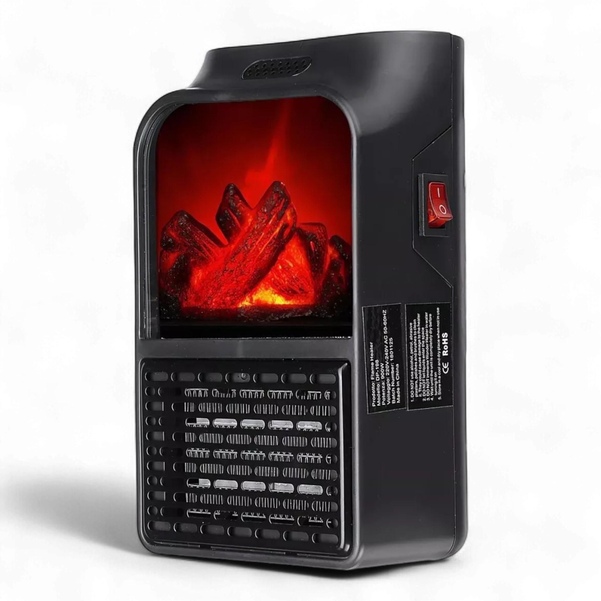 Обогреватель-камин Flame Heater с пультом переносной 900 Вт (12222)