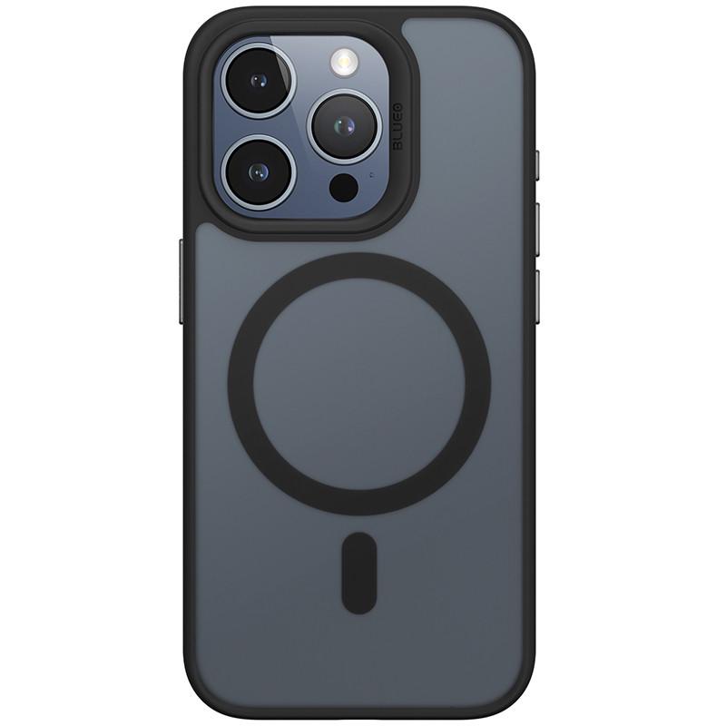 Противоударный TPU+PC чехол Blueo Skin Friendly Frosted with MagSafe для Apple iPhone 14 Pro (6.1") Черный