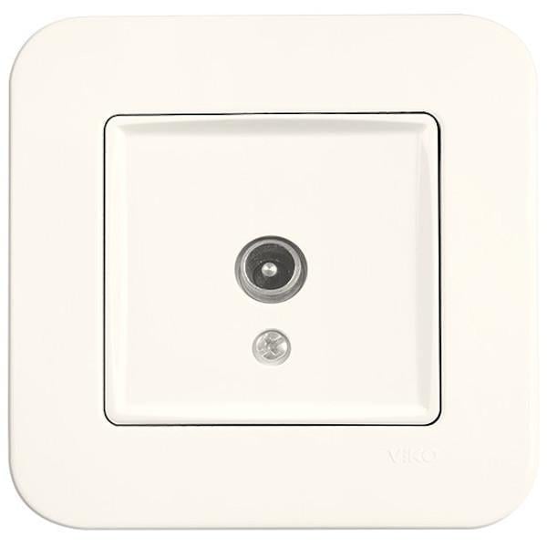 Розетка ТВ кінцева Viko Rollina Кремовий Розетка ТВ кінцева Viko Rollina Кремовий