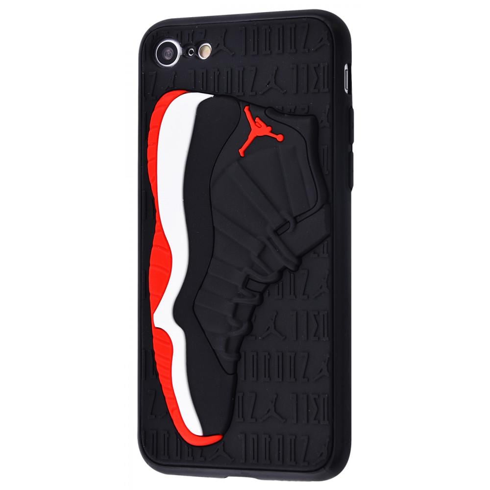 Чохол PRC Sneakers Brand case TPU для iPhone 7/8/SE 2 Jordan Black/Red з малюнком