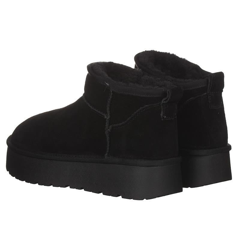 Угги женские PLPS A3301 замшевые р. 37 Черный (80077) - фото 2