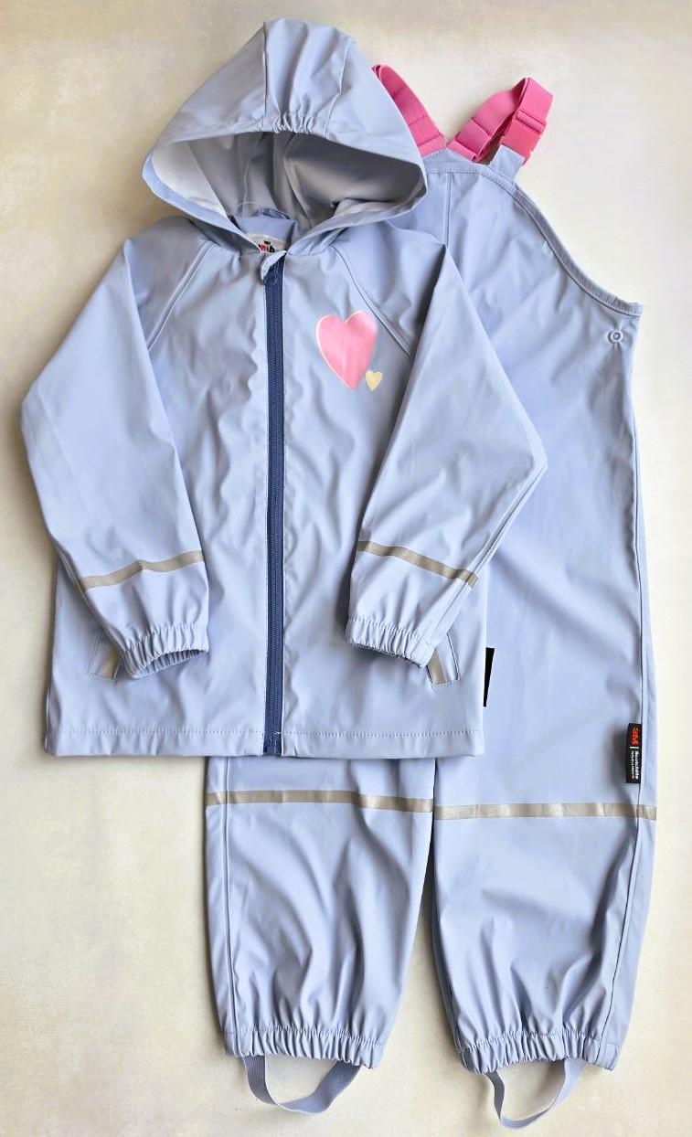 Дождевик-костюм детский Lupilu без утепления грязеотталкивающий 122-128 см