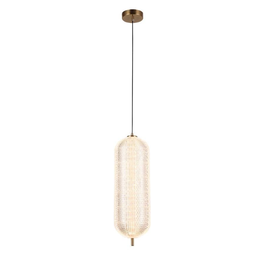 Подвесной светильник светодиодный Levistella 79112099-1led 400х150 мм CL Бронзовый (119676)