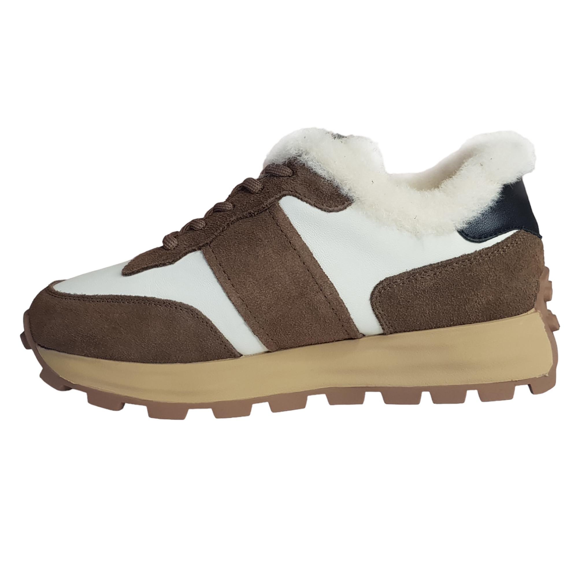 Кроссовки зимние женские Baden р. 38 Бежевый/Коричневый (013702-38) - фото 8 Кроссовки зимние женские Baden р. 38 Бежевый/Коричневый (013702-38) - фото 8