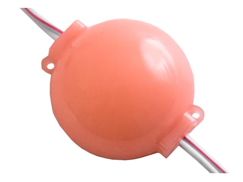 Світлодіодний модуль COB LED 12В 2Вт IP65 рожевий (3180)
