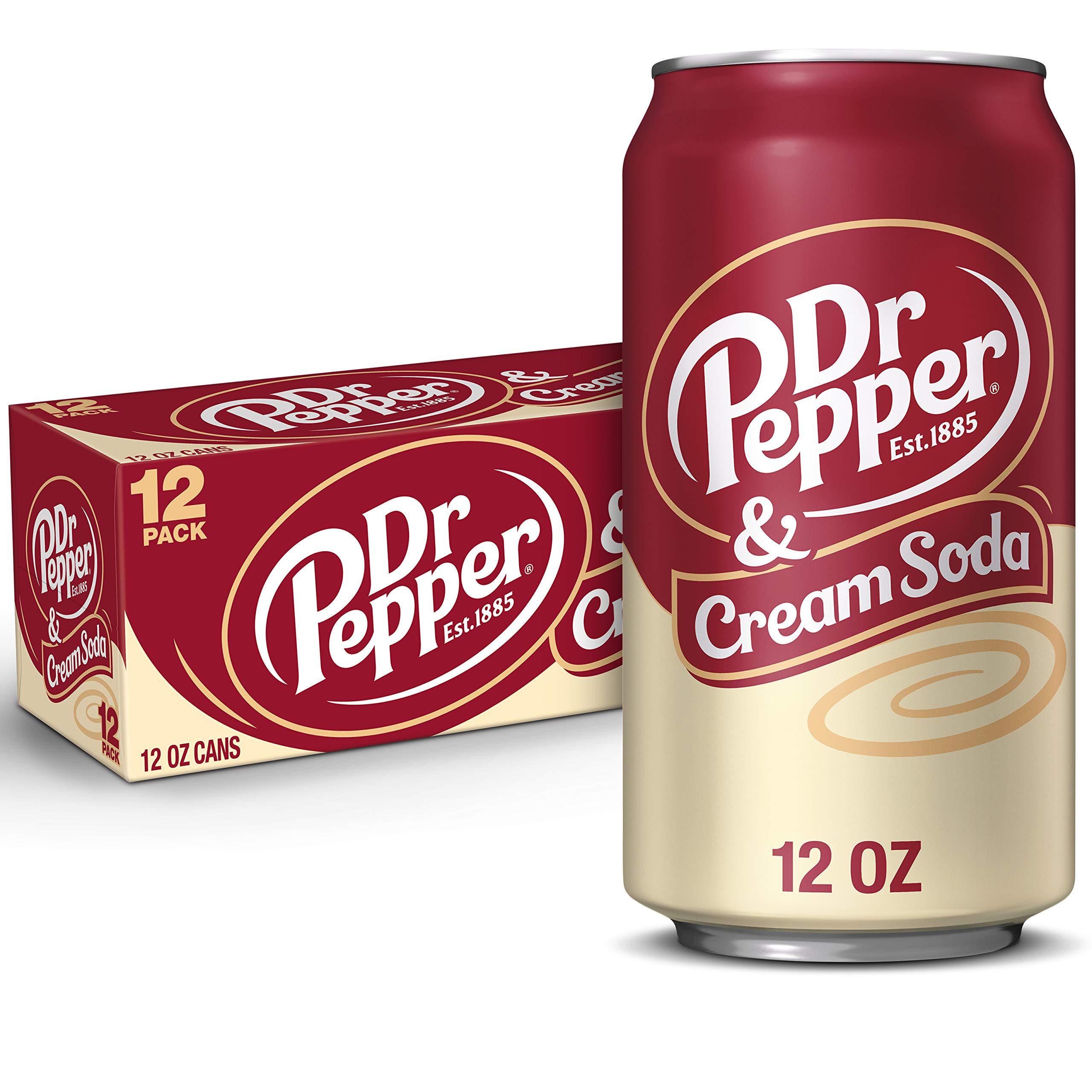 Напій газований Dr. Pepper Cream Soda USA 355 мл х 12 шт.