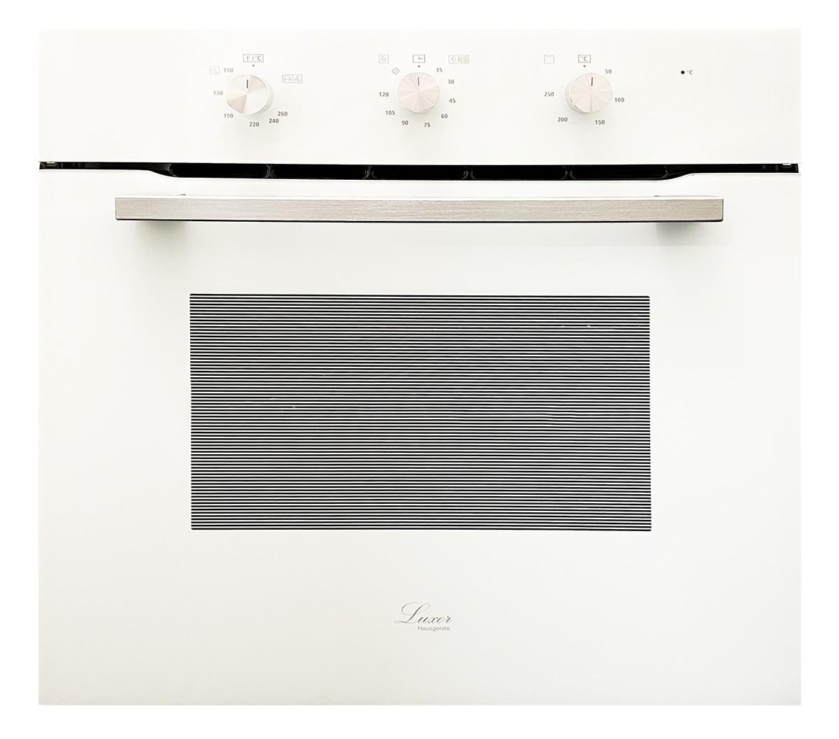 Духовой шкаф газовый Luxor Qualität 60 GWO Grill с конвектором/металлической прихваткой Белый (31989913)
