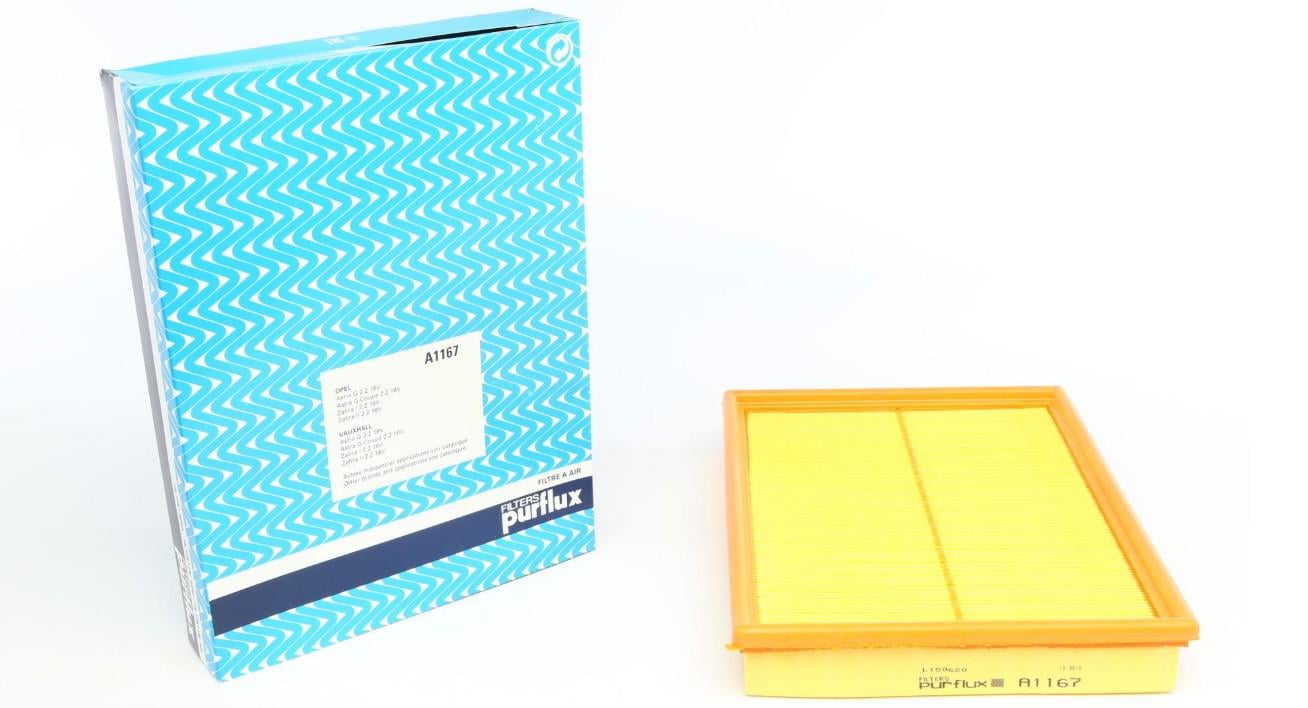Фільтр повітряний PURFLUX для Opel Astra G 2,2 16v 00-05- (A1167)