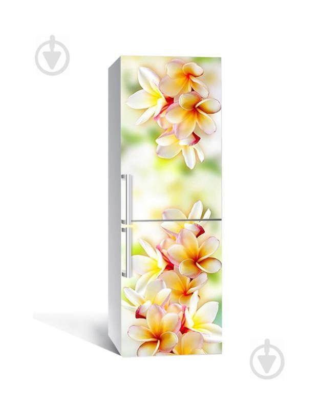 Наклейка на холодильник Zatarga "Гавайские Леи" 650х2000 мм виниловая 3Д наклейка декор на кухню самоклеящаяся Z181700re