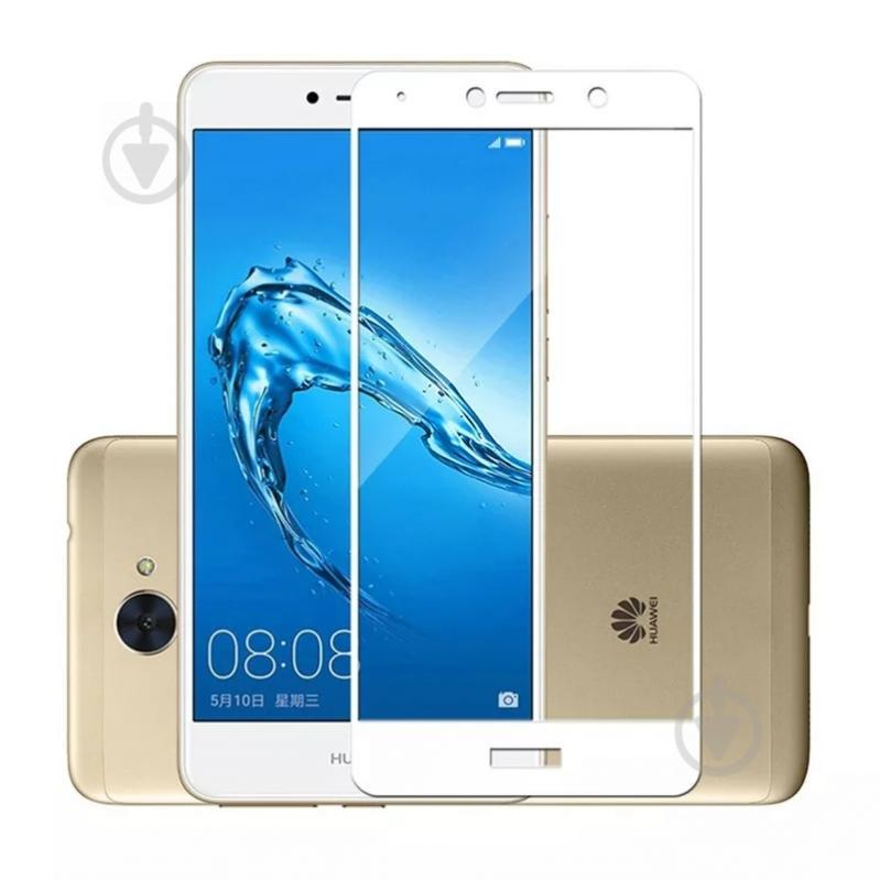 Защитное стекло 2.5D Silk Screen для Huawei Y3 2017 CRO-L02/CRO-L22 White (29402)