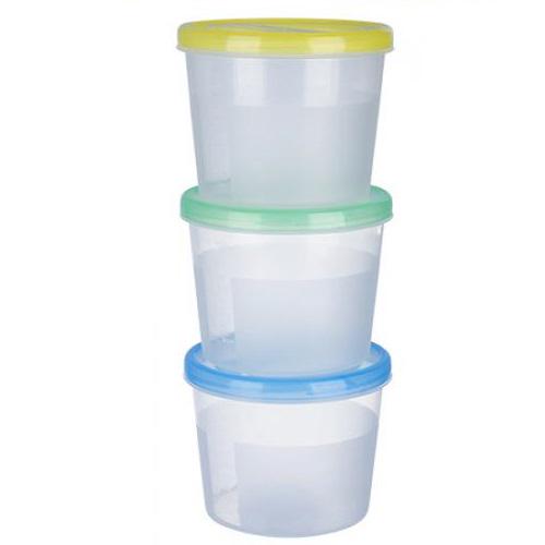 Контейнери харчові Stenson PT-83122 1,1 л 3 шт. (12639211)