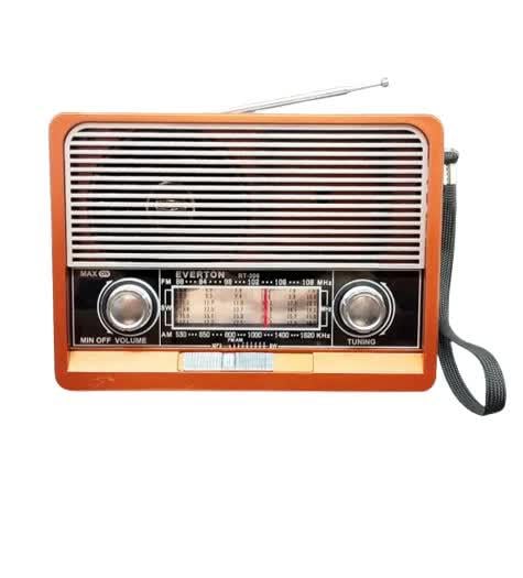Радиоприемник портативный Everton RT-306 FM/AM/SW/Bluetooth/USB/фонарик (32510460)
