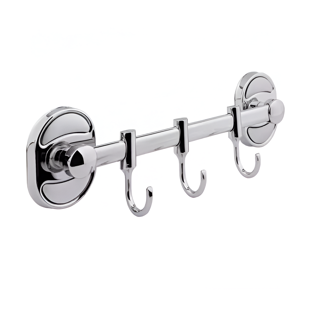 Вішалка Frap F1915-3 на 3 рухомих гачка 240 мм Хром (1037738) Вішалка Frap F1915-3 на 3 рухомих гачка 240 мм Хром (1037738)