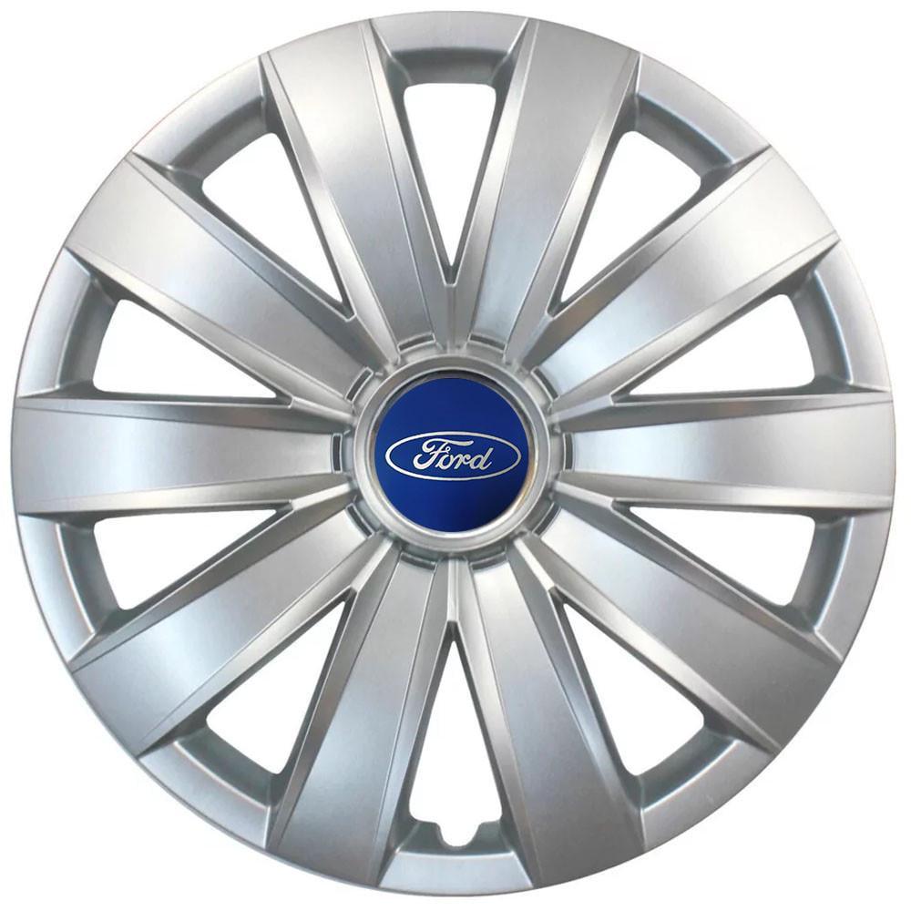 Колпаки SJS 226 с логотипом Ford 4 шт. R14 Серебряный (2654555229)