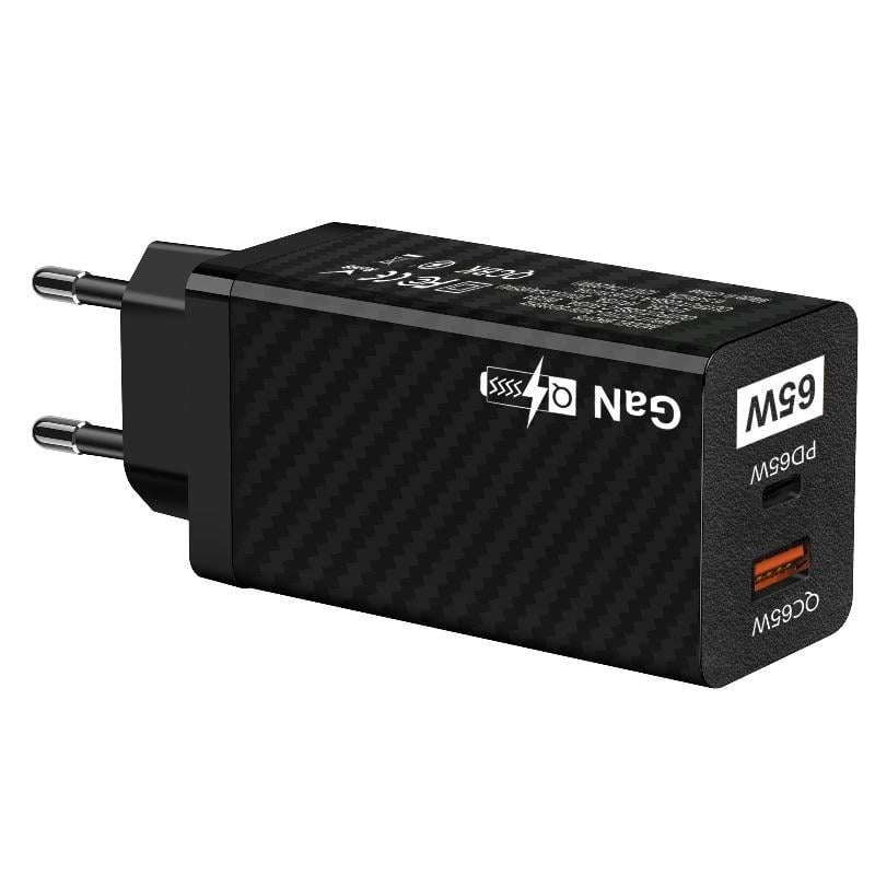 Зарядное устройство GaN 65W PD Type-C 20W QC3,0 USB-A