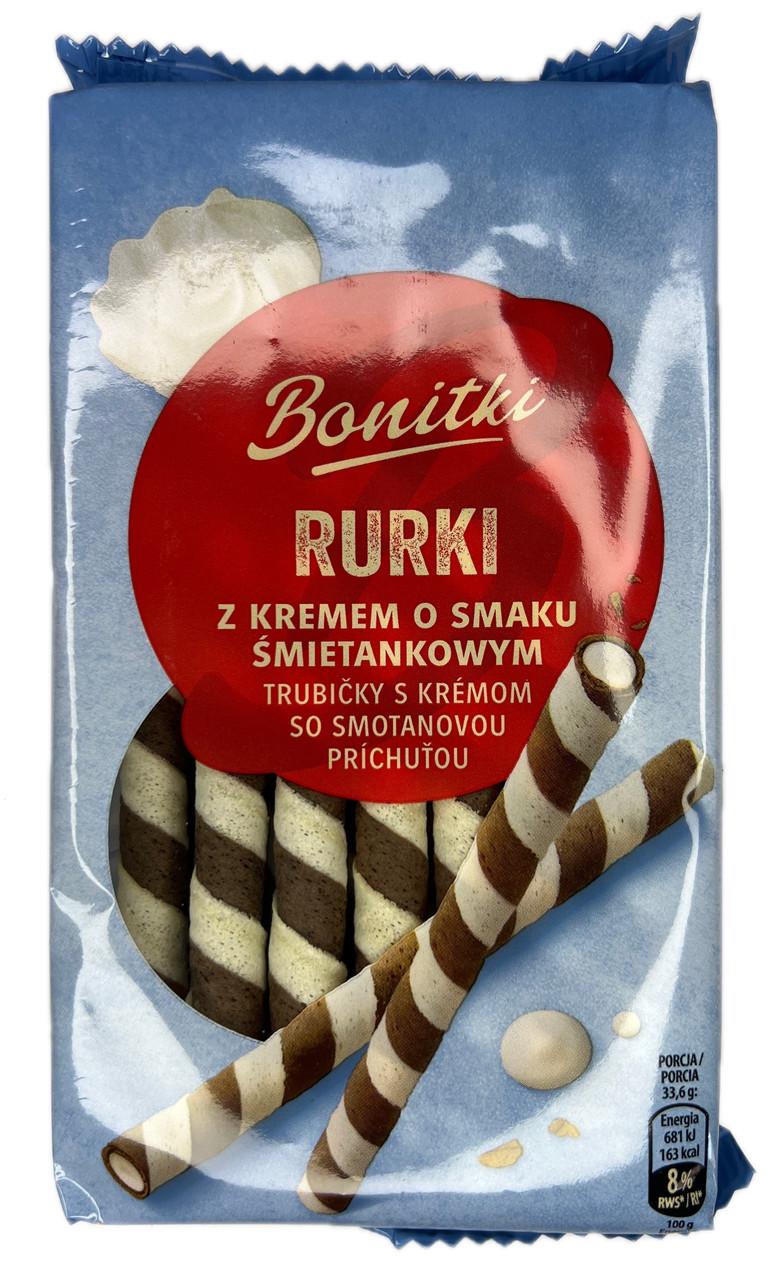 Трубочки с кремом Bonitki Rurki сливочные 280 г