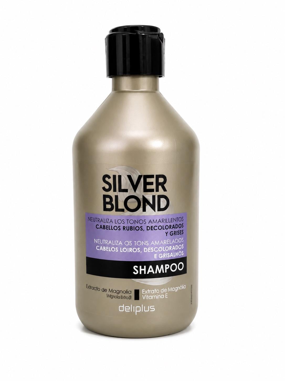 Шампунь для блондинок Deliplus Silver Blond 400 мл