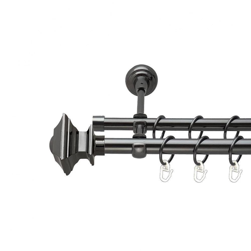 Карниз трубчастий дворядний Orvit Борджеза 19/19 мм 240 см Онікс (000-6059) Карниз трубчастий дворядний Orvit Борджеза 19/19 мм 240 см Онікс (000-6059)