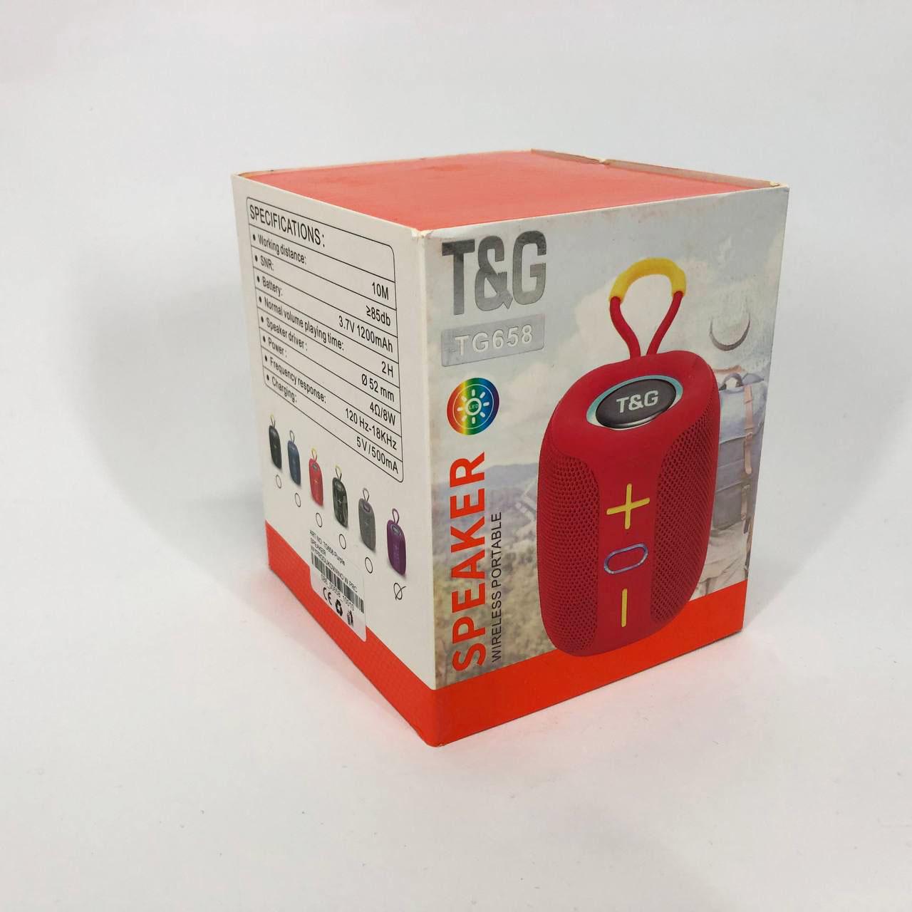 Колонка портативна з RGB підсвічуванням TG658 8W Фіолетовий - фото 14 Колонка портативна з RGB підсвічуванням TG658 8W Фіолетовий - фото 14